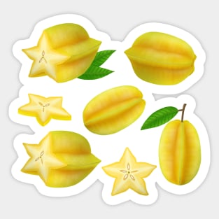 Carambola (Star fruit) Sticker